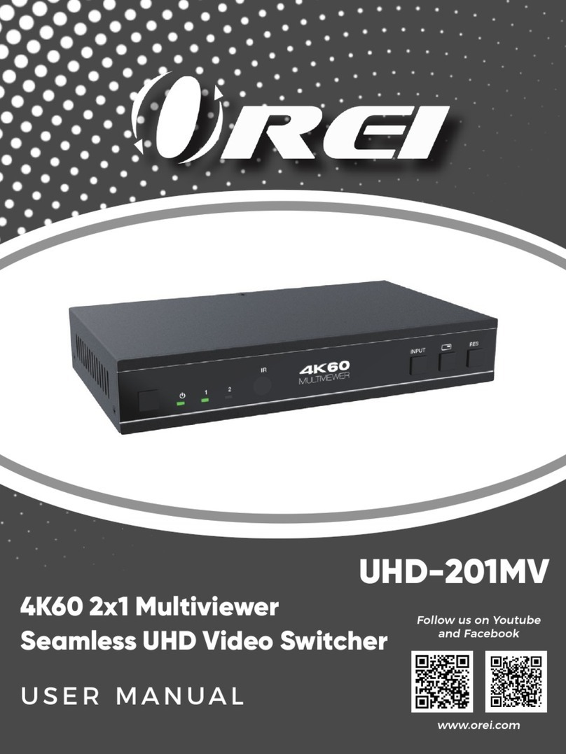 REI UHD-201MV user manual