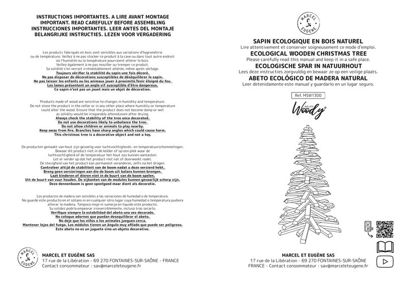 Mon Sapin Woody MSW1300 User manual