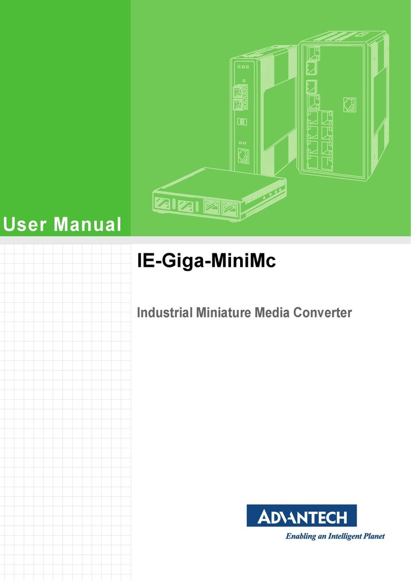 Advantech IE-Giga-MiniMc User manual