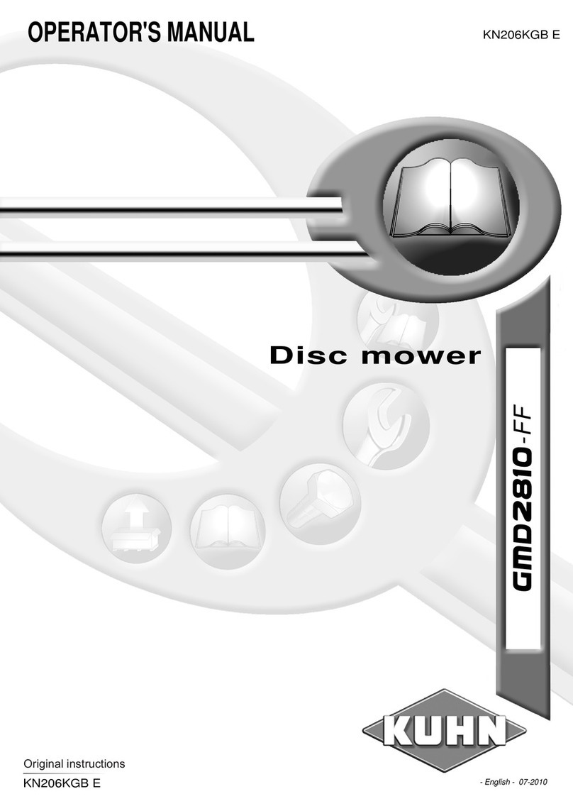 KUHN GMD2810-FF Operator's manual