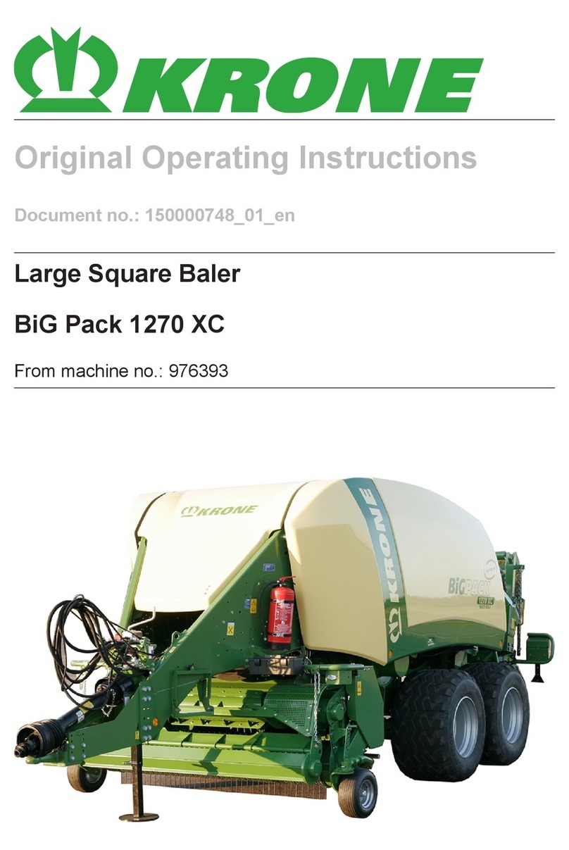 Krone Big Pack 1270 XC Original operating instructions