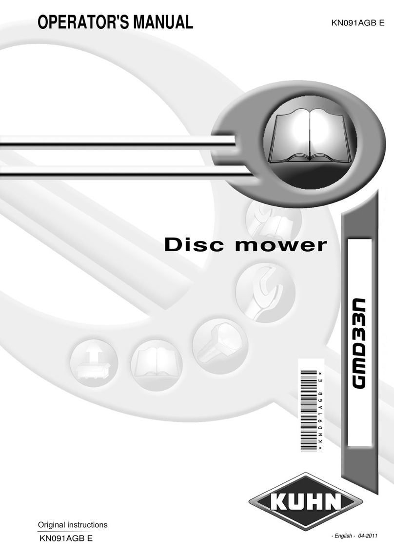 KUHN GMD33 N Operator's manual