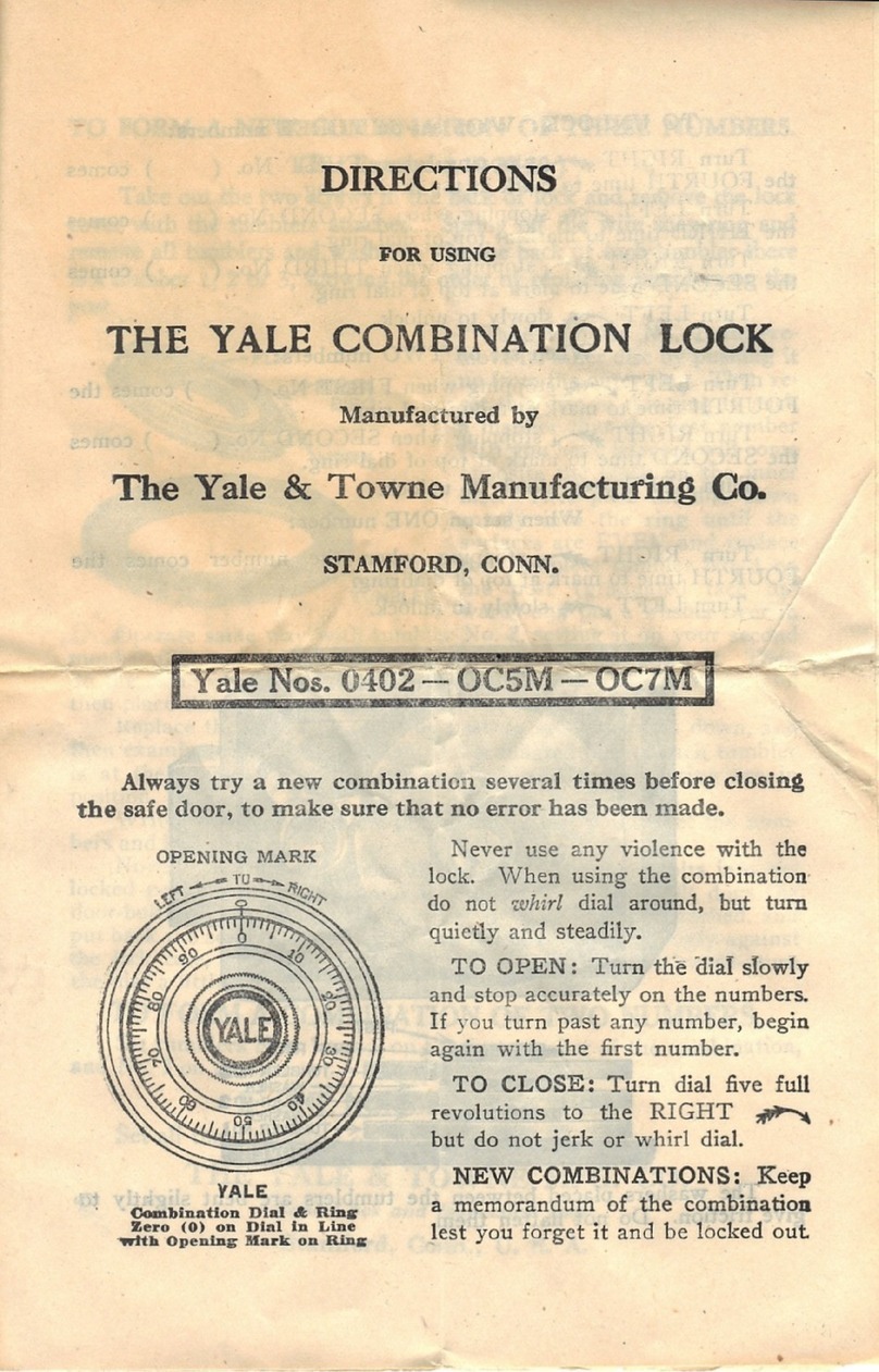 Yale 0402 Guide Yale 0402 Guide