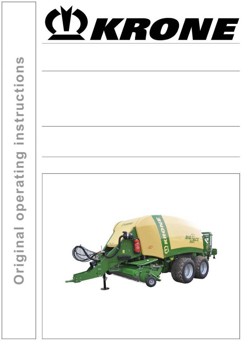 Krone 870 HDP Original operating instructions