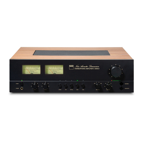 NAD C3050 LE Quick setup guide