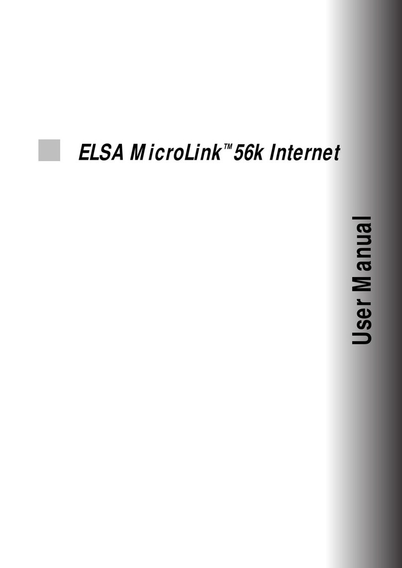 ELSA MicroLink 56k Internet user manual ELSA MicroLink 56k Internet user manual
