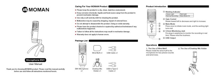 Moman EM1 user manual