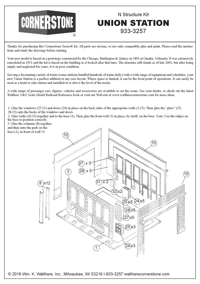 Walthers Cornerstone Series manual