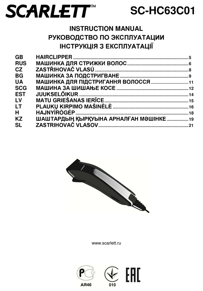 Scarlett SC-HC63C01 User manual