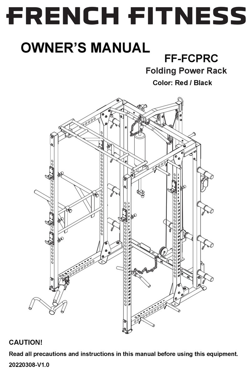 FRENCH FITNESS FF-FCPRC owner's manual