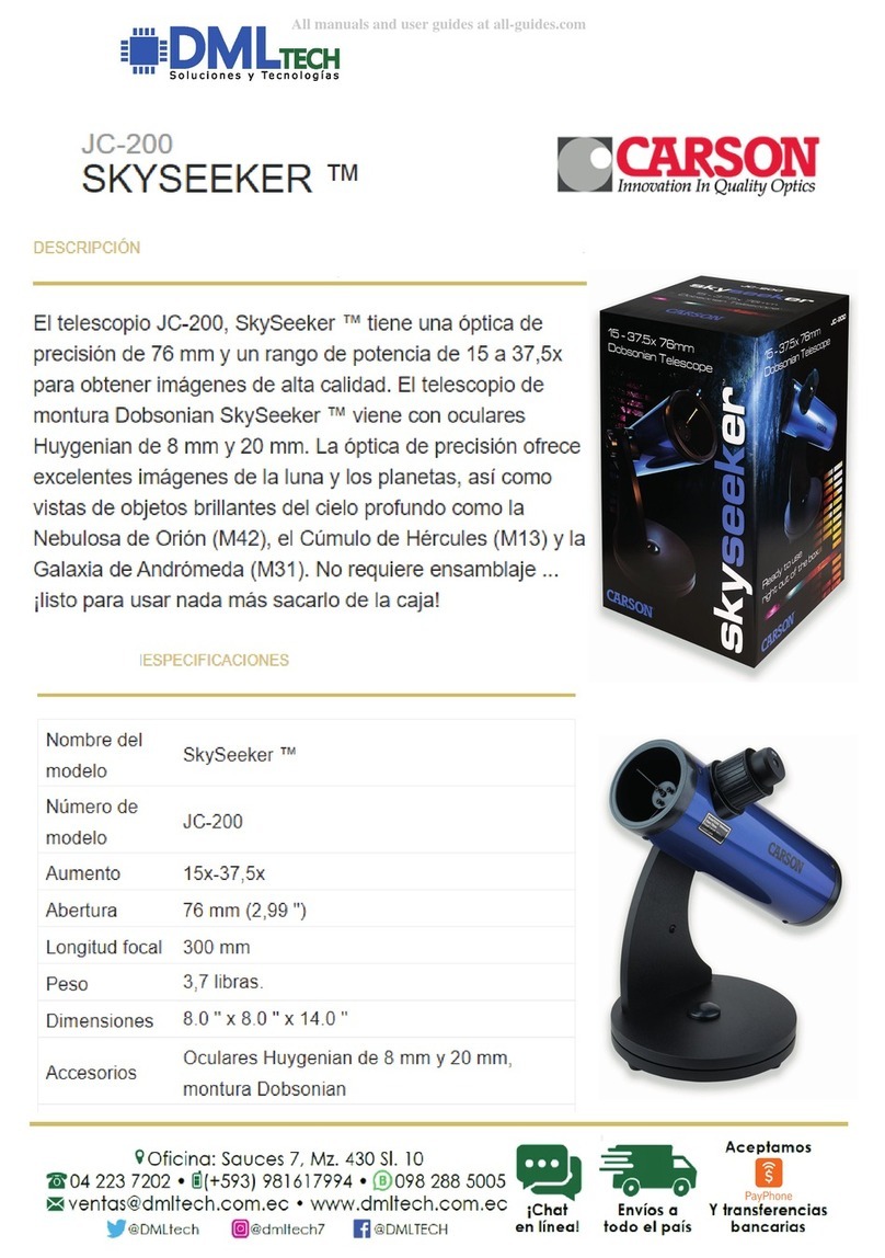 Carson Skyseeker JC-200 User manual
