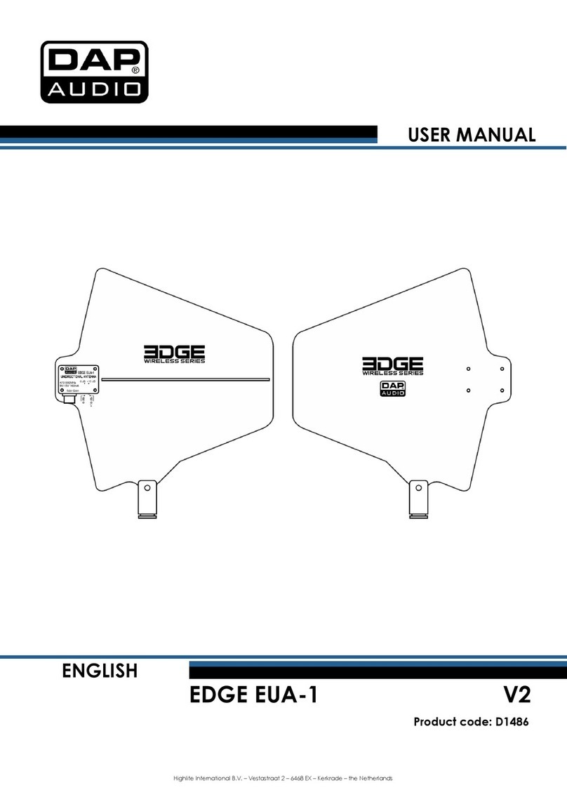 DAPAudio EDGE EUA-1 User manual