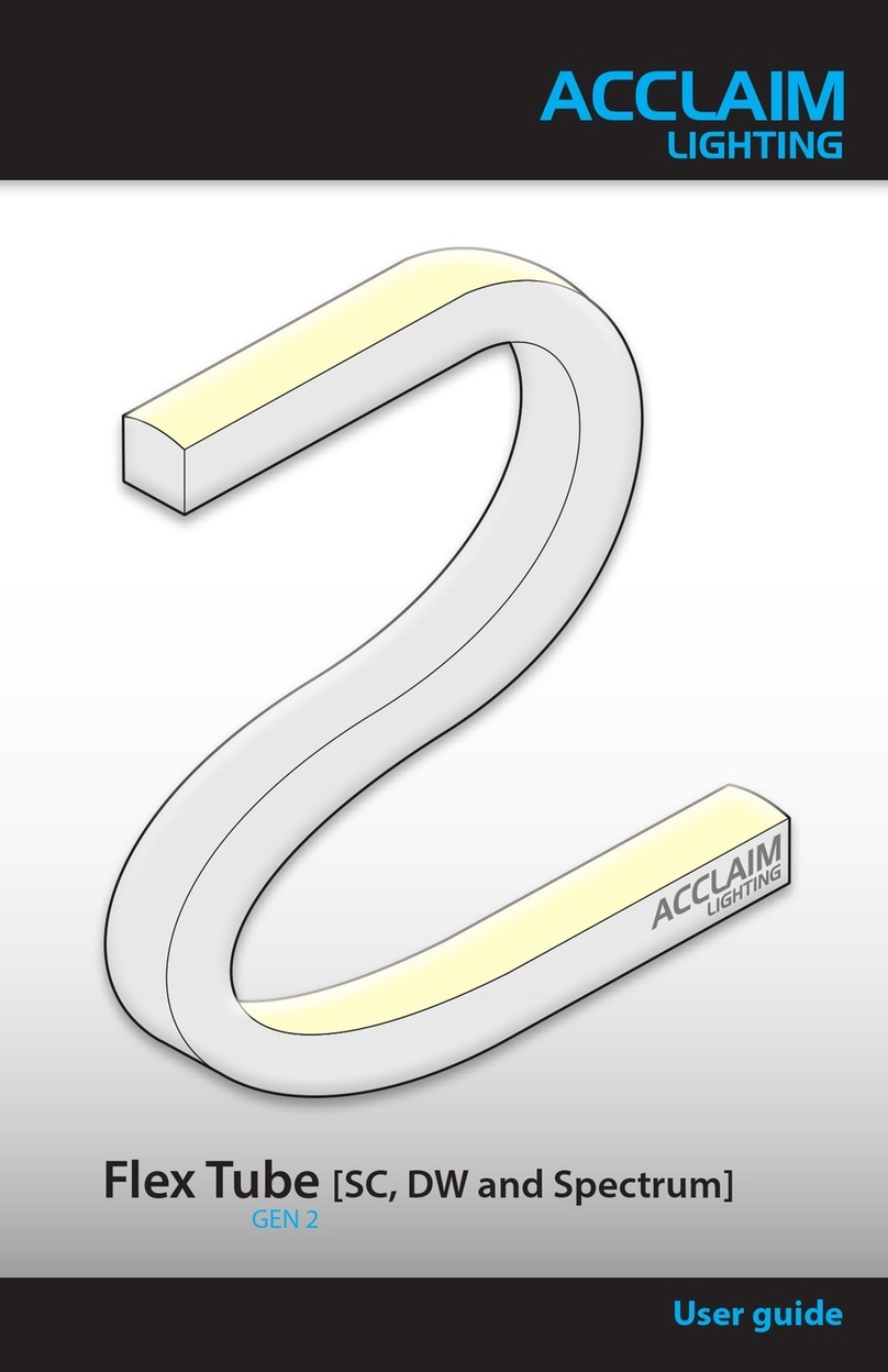 Acclaim Lighting Flex Tube SC G2 user guide