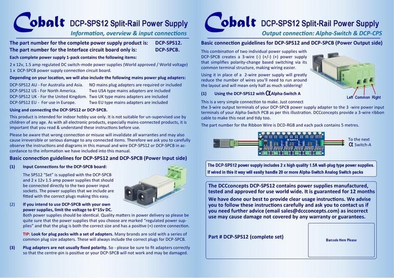 Cobalt Digital Inc DCP-SPS12 quick start guide