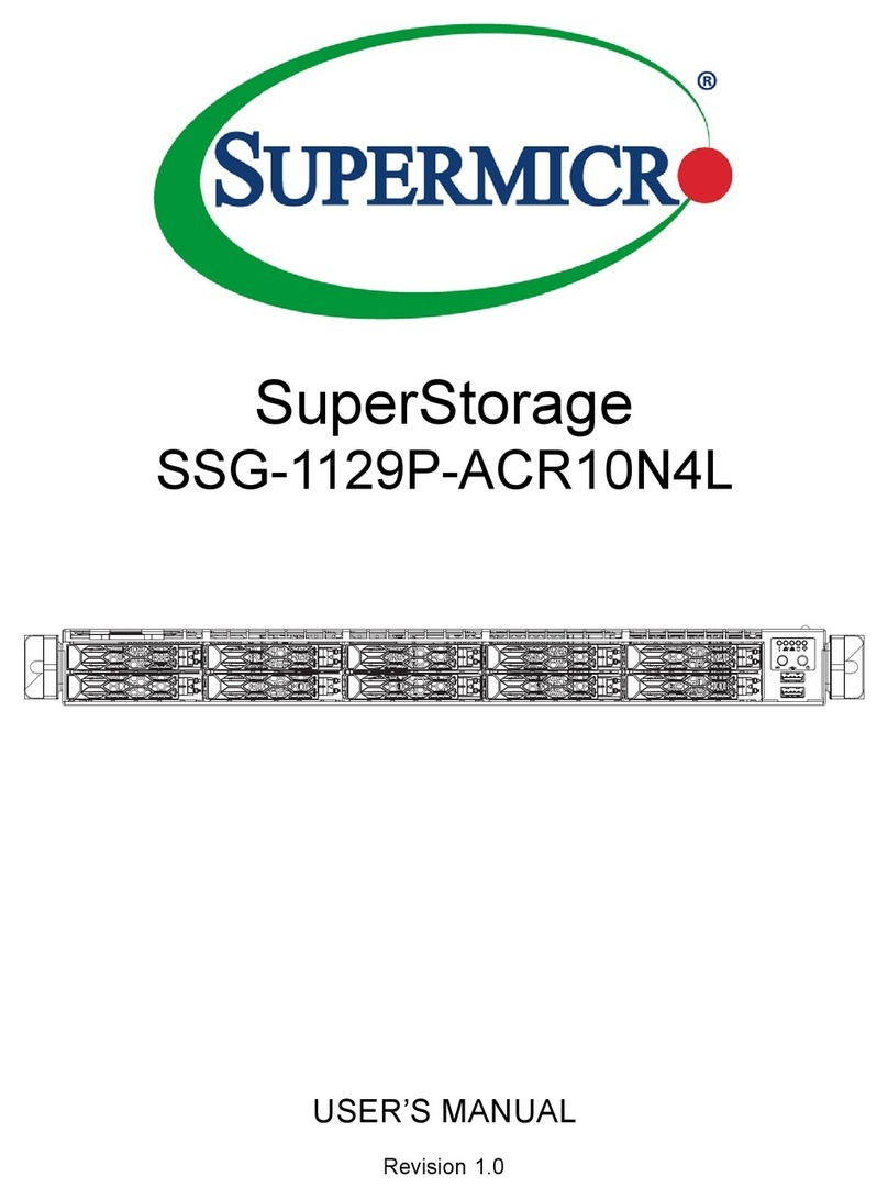 Supermicro SuperStorage SSG-1129P-ACR10N4L User manual