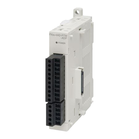 Mitsubishi Electric FX3U-4AD-PTW-ADP User manual