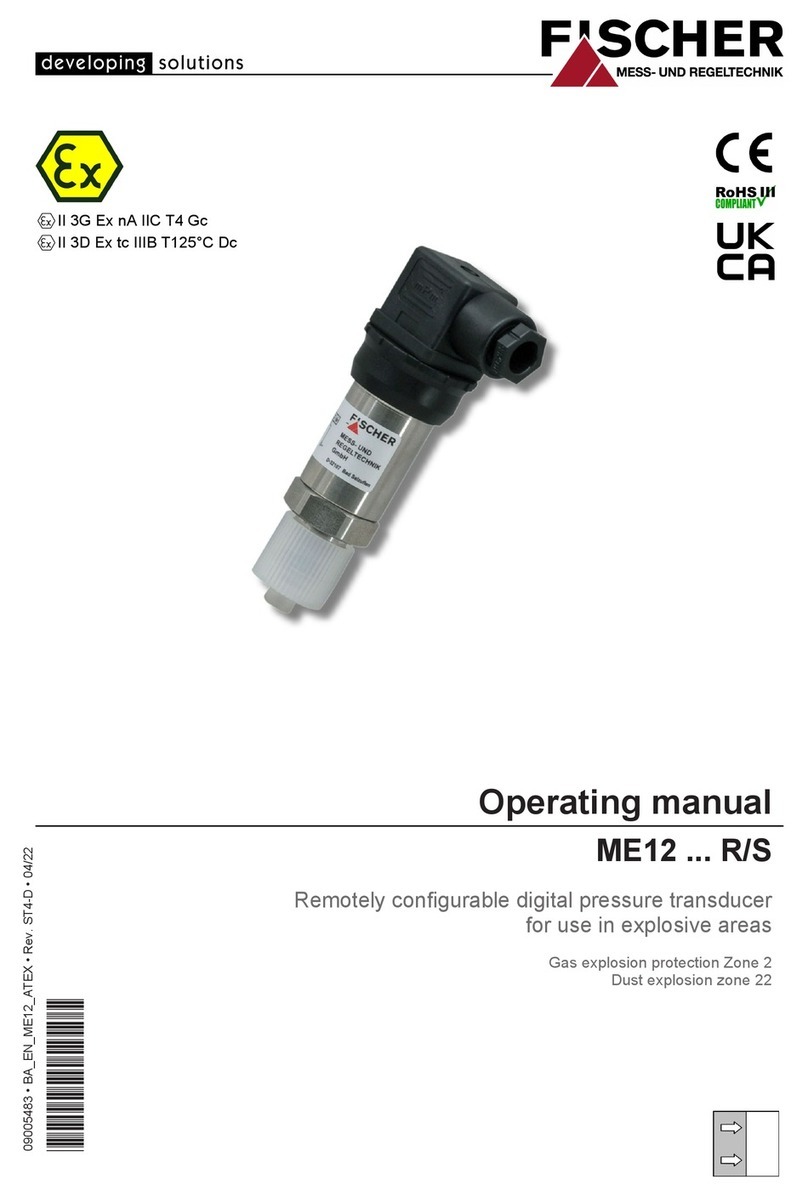 FISCHER ME12 R Series operating manual FISCHER ME12 R Series operating manual