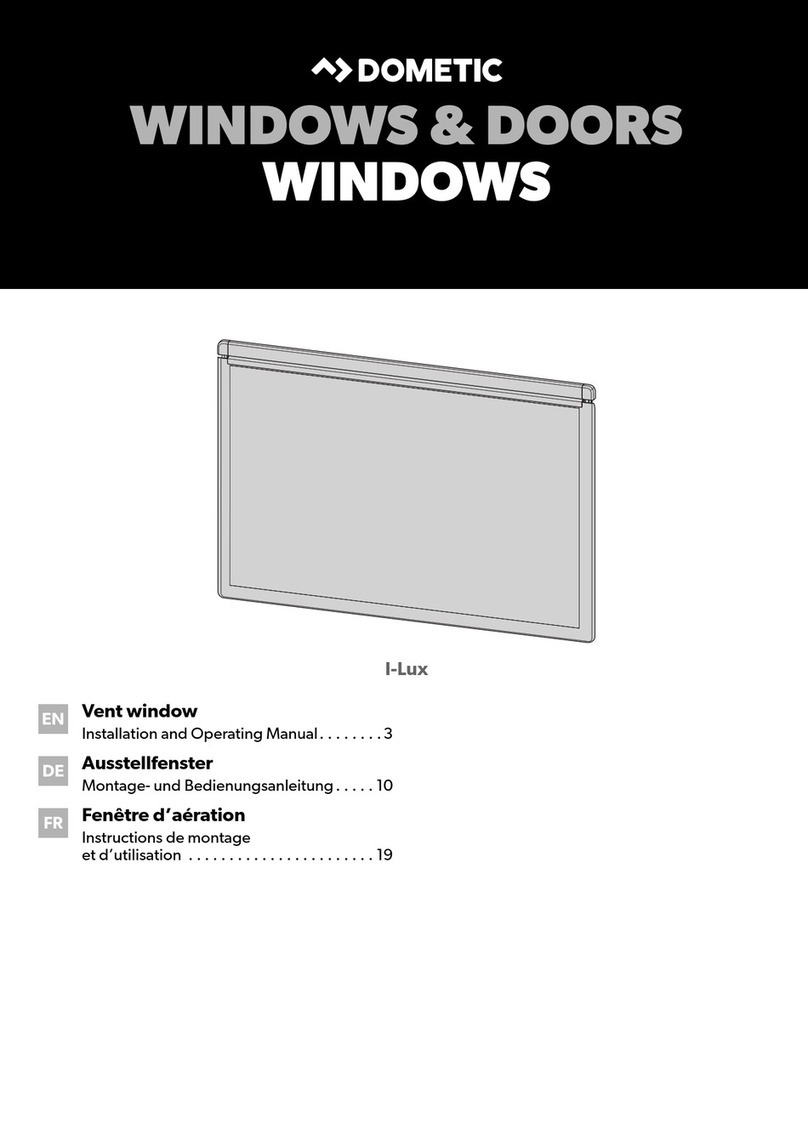 Dometic I-Lux Installation and operating manual