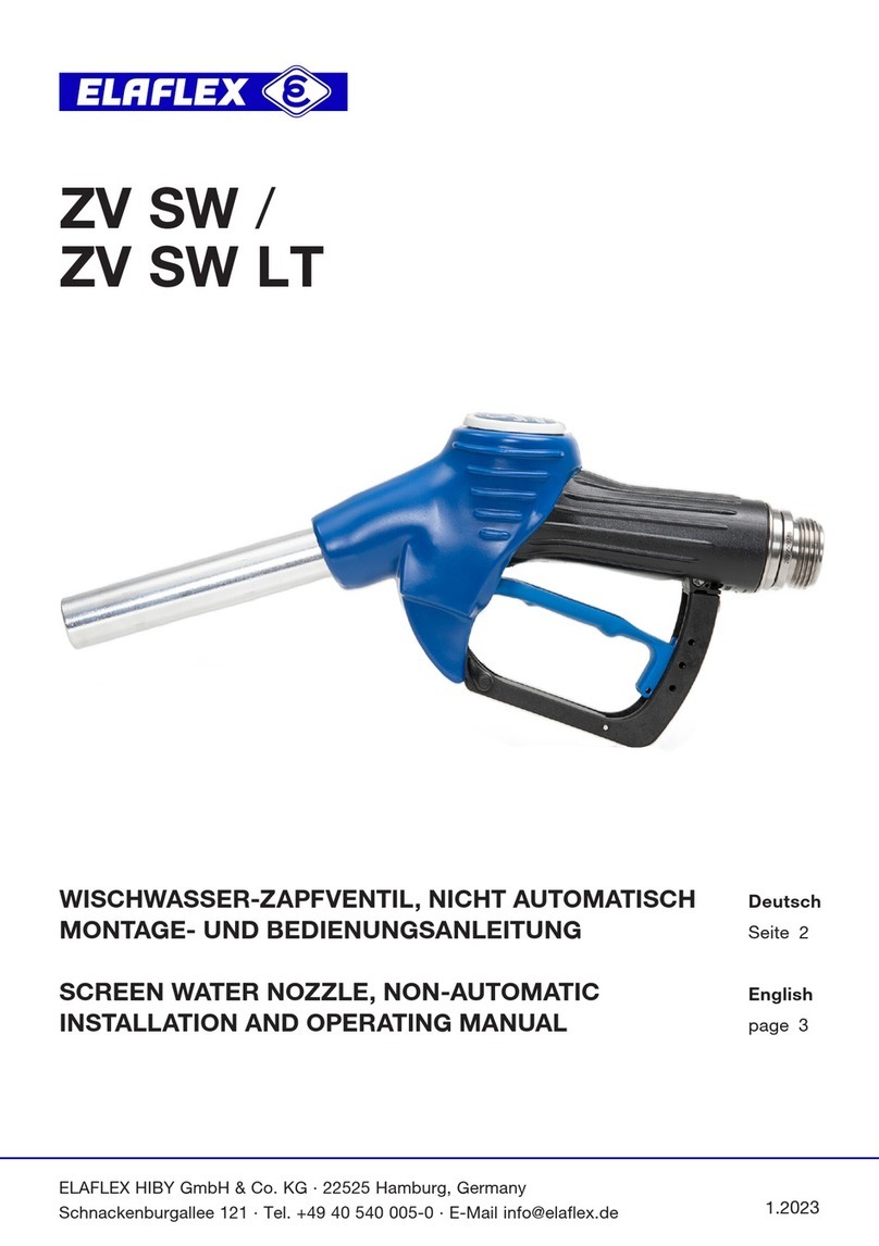 Elaflex ZV SW User manual