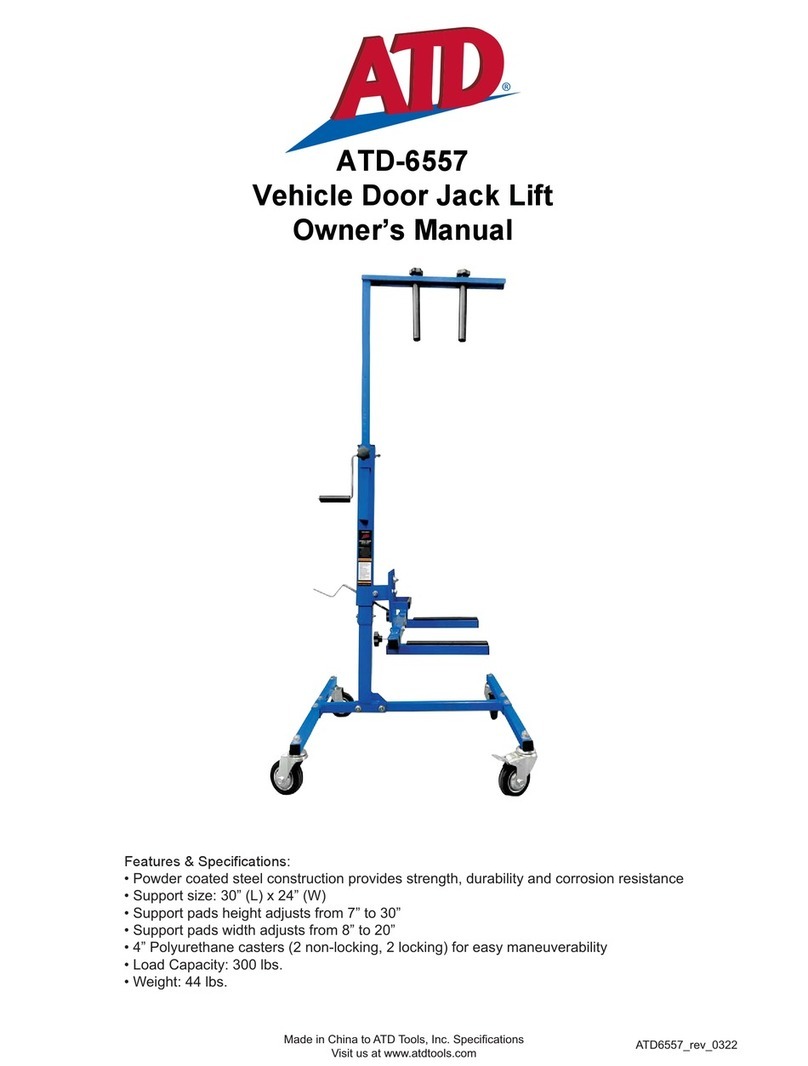ATD Tools 6557 owner's manual