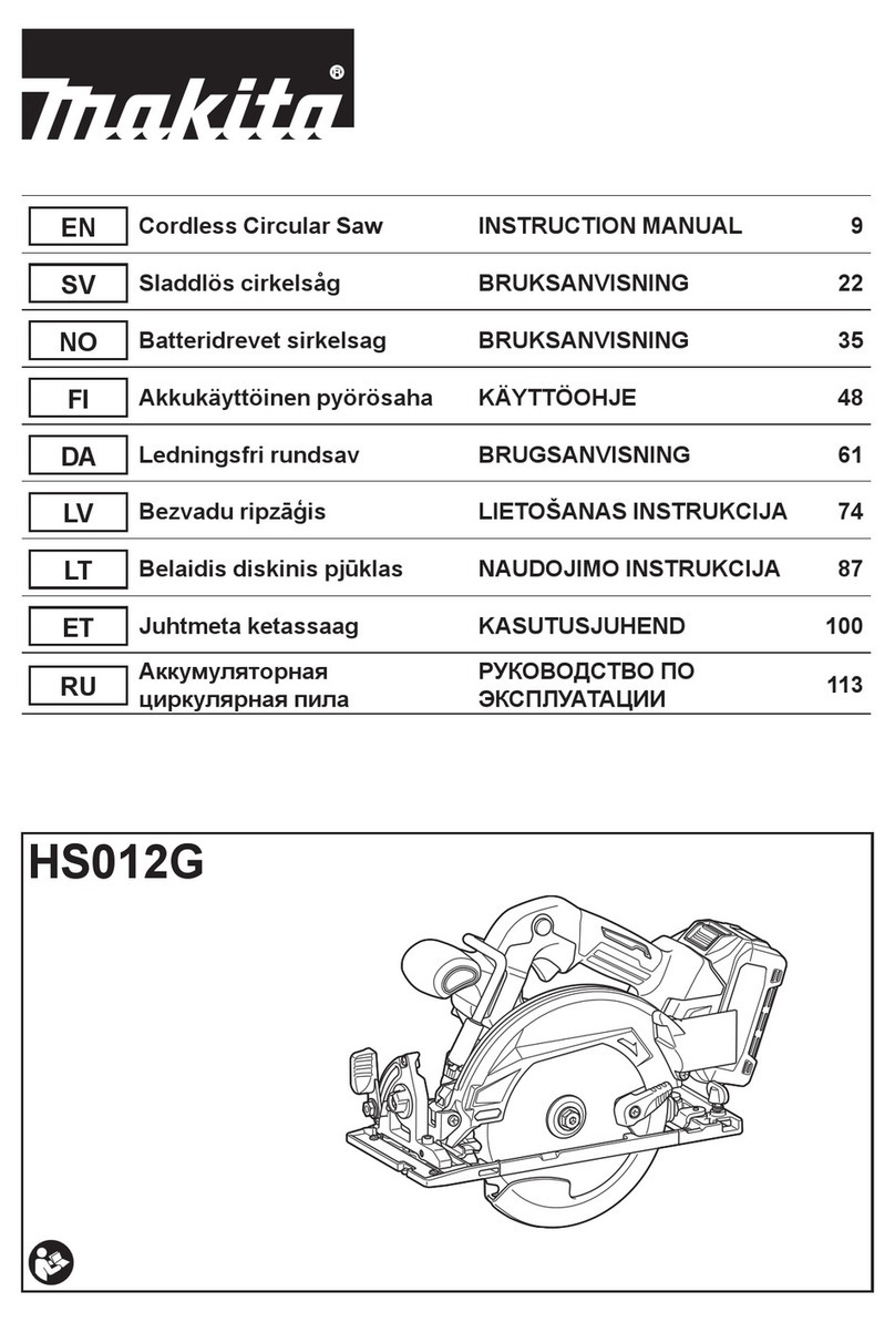 Makita HS012G instruction manual