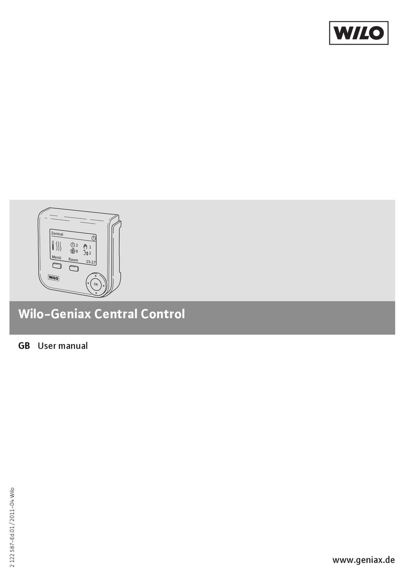 Wilo Geniax Central Control User manual