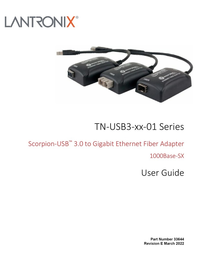 Lantronix TN-USB3-01 Series user guide