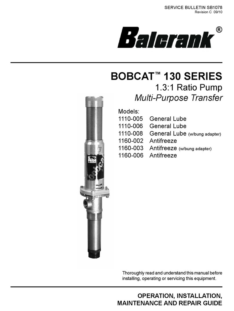 Balcrank BOBCAT 130 Series Operation, installation, maintenance and repair guide Balcrank BOBCAT 130 Series Operation, installation, maintenance and repair guide