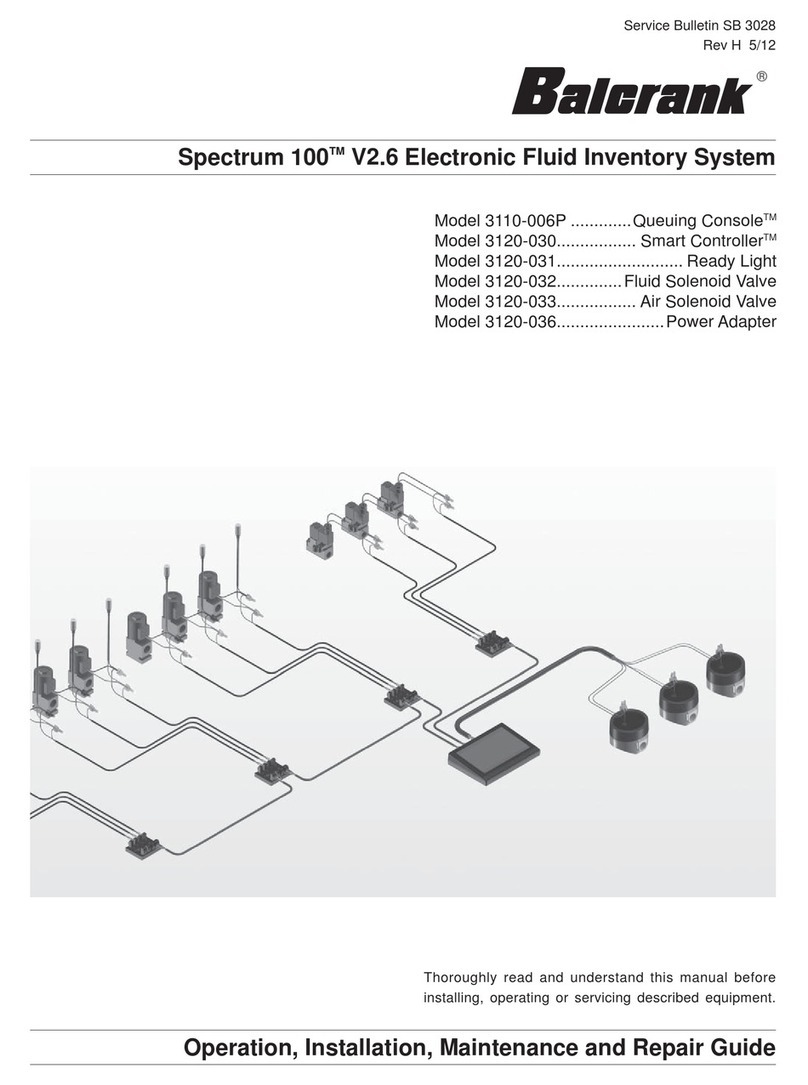 Balcrank Spectrum 100 3110-006P Instruction Manual