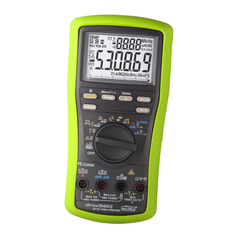 Elma Instruments BM869s User manual