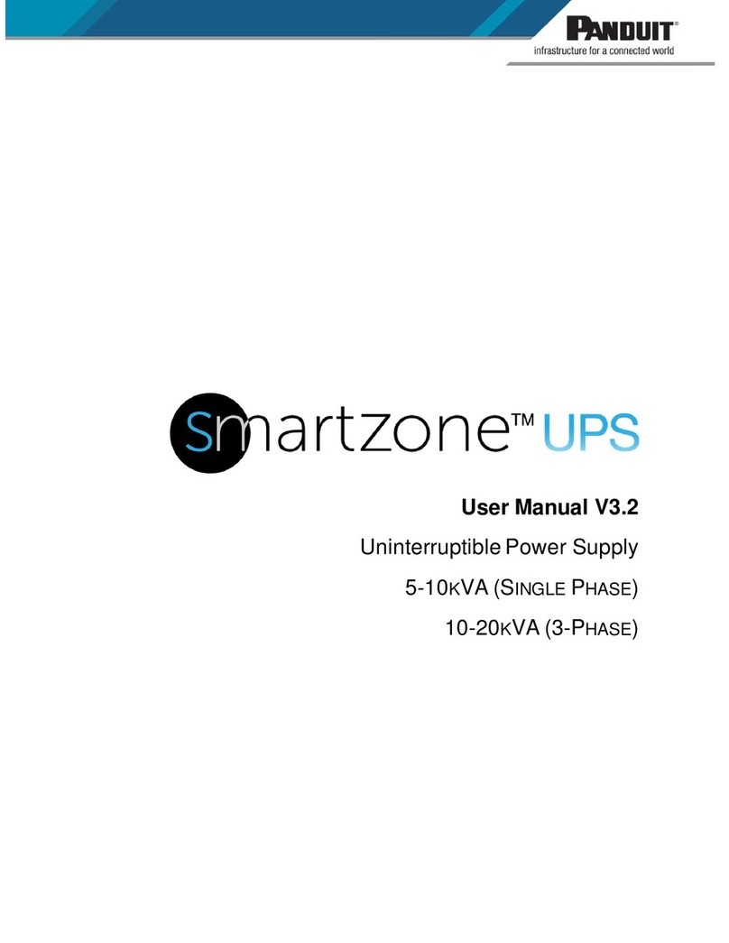 Panduit smartzone 5-10KVA user manual