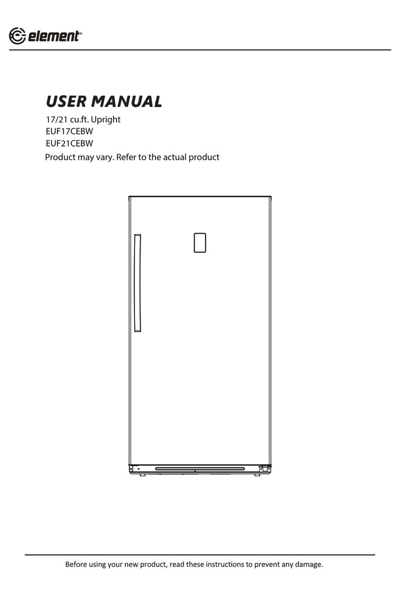 Element EUF17CEBW User manual Element EUF17CEBW User manual