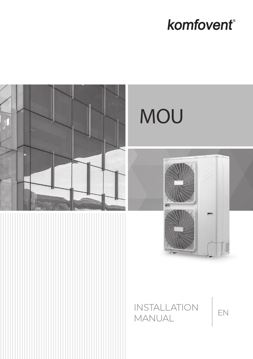Komfovent MOU Series installation manual Komfovent MOU Series installation manual