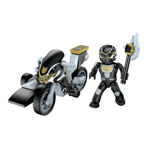 Mega Bloks Saban's Power Rangers Megaforce Black Ranger Hero... Assembly instructions