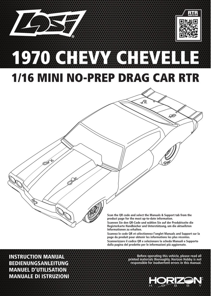 Horizon Hobby LOSI 1970 CHEVY CHEVELLE User manual