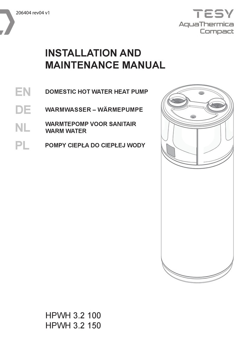 TESY AquaThermica Compact HPWH 3.2 100 Manual