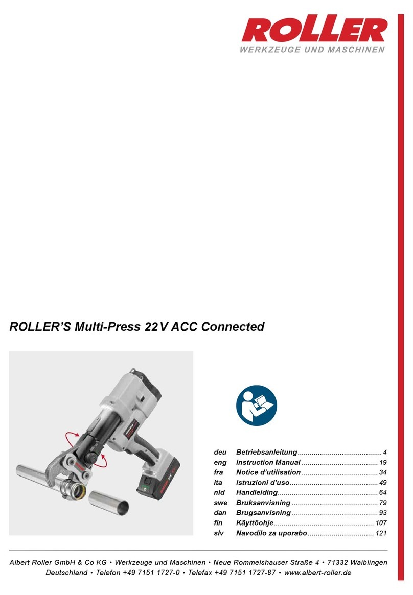 Albert Roller Multi-Press 22 V ACC Connected instruction manual