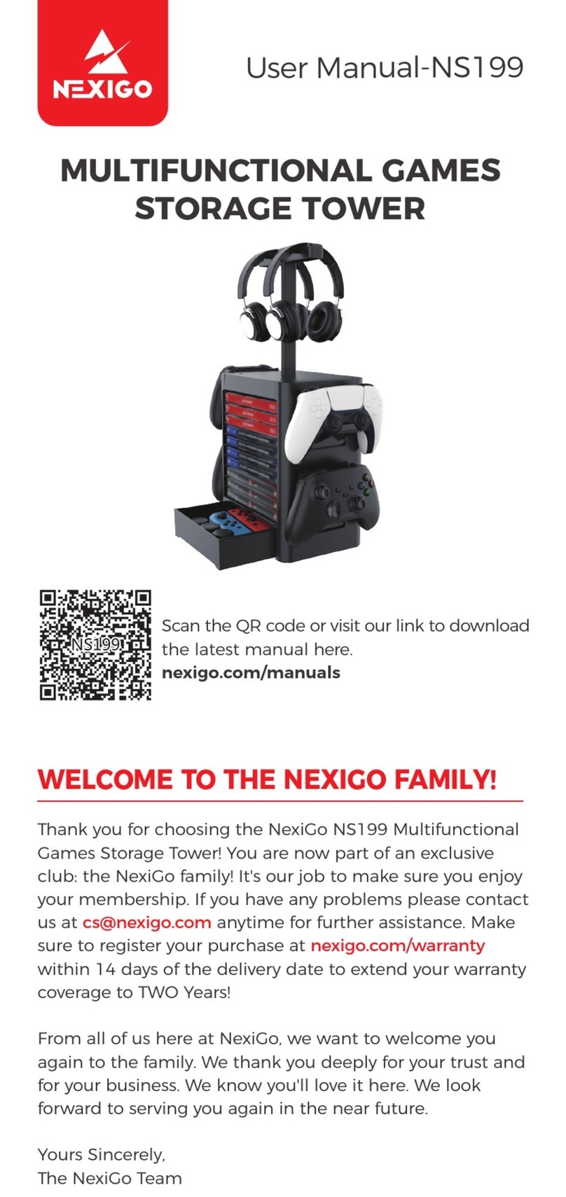 Nexigo NS199 user manual
