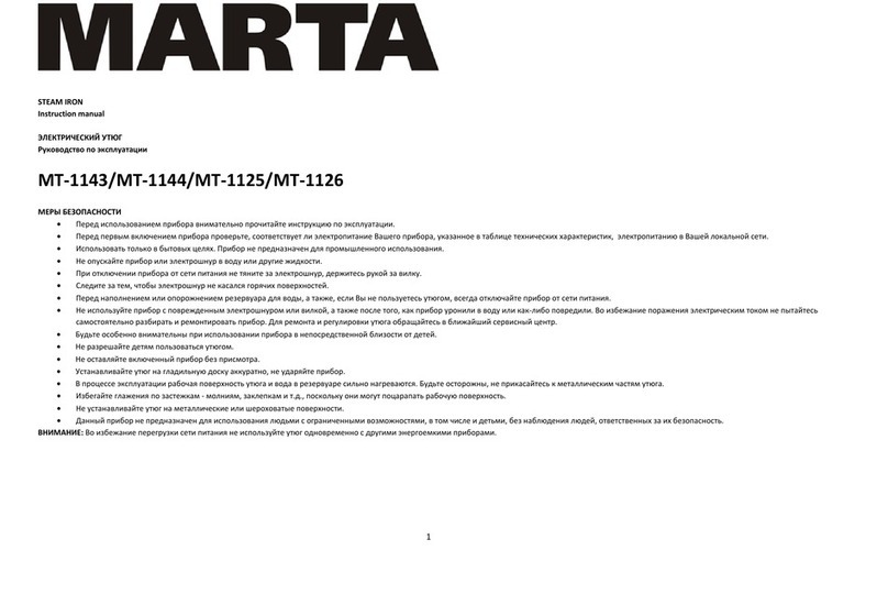Marta MT-1143 User manual Marta MT-1143 User manual