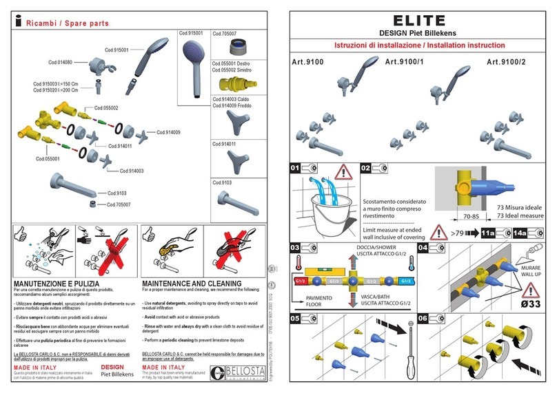 BELLOSTA ELITE 9100 User manual