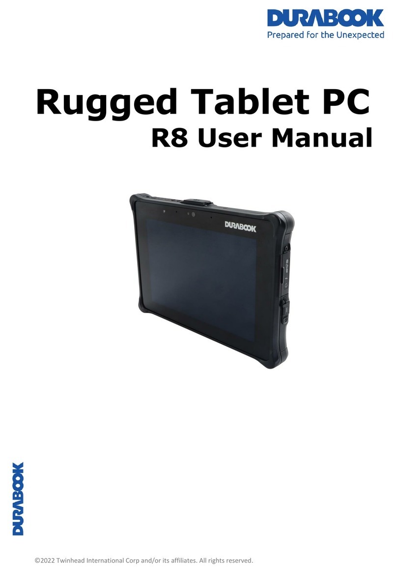 Durabook R8 User manual