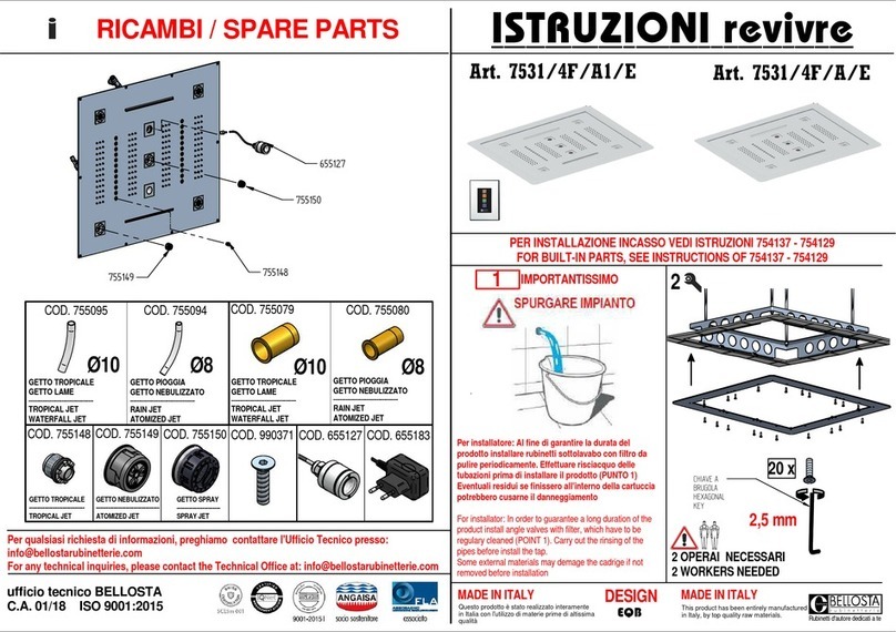 BELLOSTA revivre 7531/4F/A1/E quick start guide