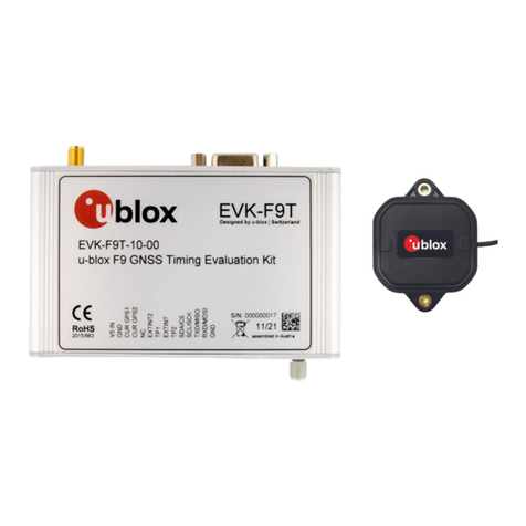 Ublox EVK-F9T User manual