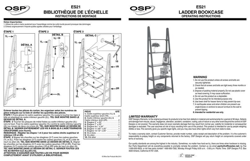 OSP Designs ES21 User manual OSP Designs ES21 User manual