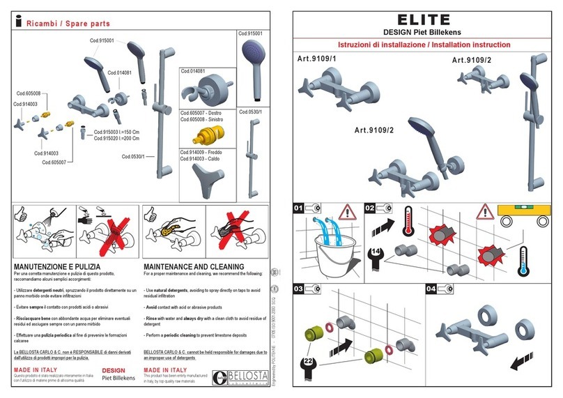 BELLOSTA ELITE 9109/1 User manual BELLOSTA ELITE 9109/1 User manual