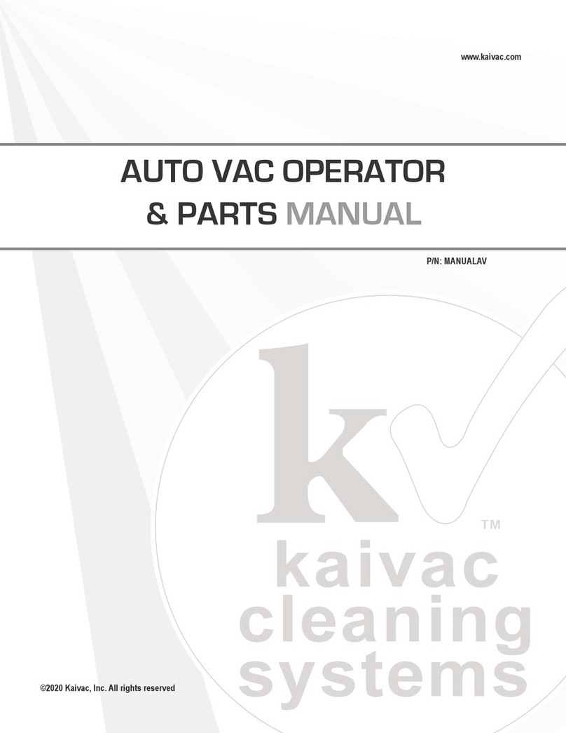 Kaivac Autovac Programming manual