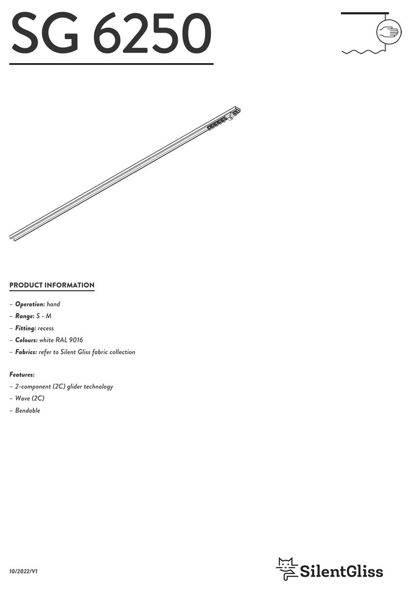 Silent Gliss SG 6250 manual