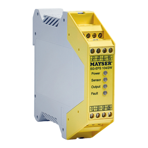 MAYSER SG-EFS 104/2W operating instructions MAYSER SG-EFS 104/2W operating instructions