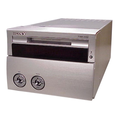 Sony MDS-SE9 User manual