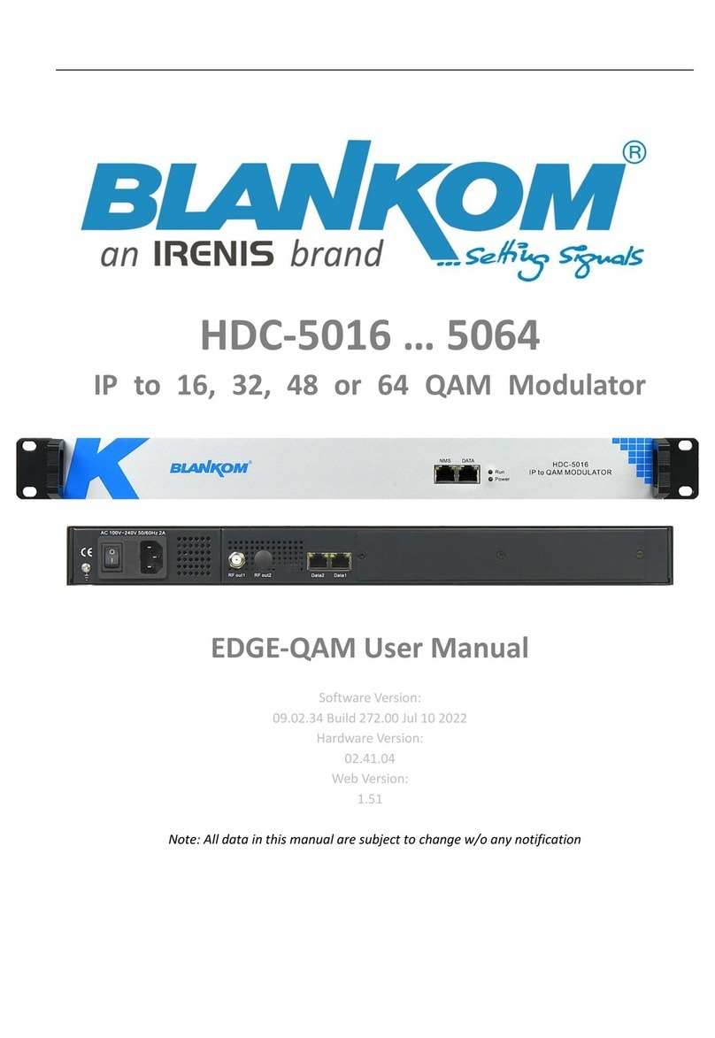 Irenis BLANKOM HDC-5016 user manual Irenis BLANKOM HDC-5016 user manual